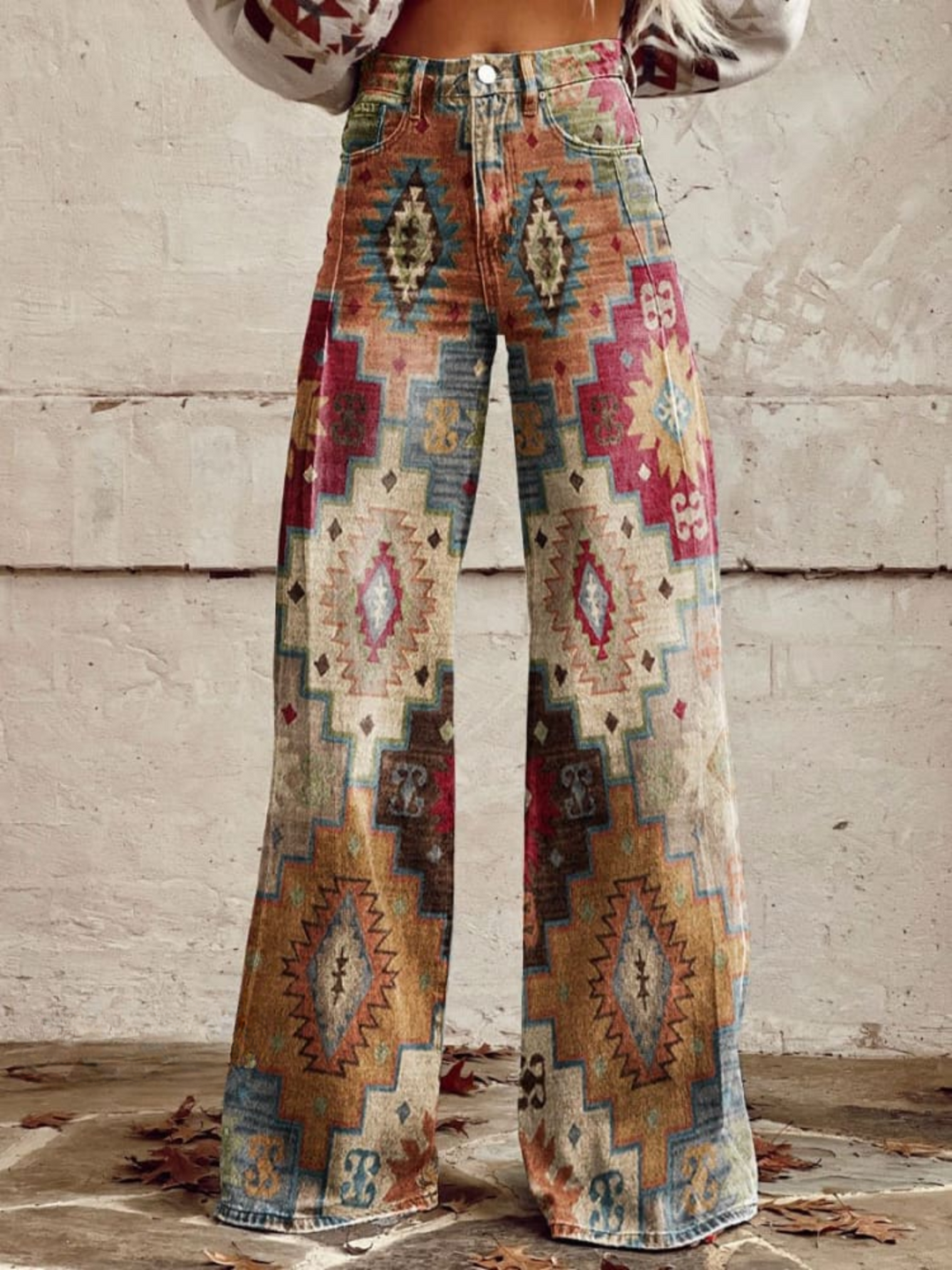 Sara | Wide-Leg Boho Vintage Pants