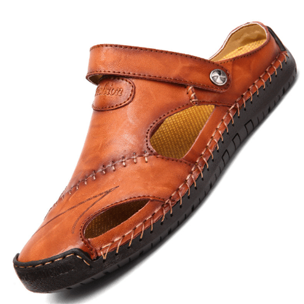 Chris | Orthopedic Leather Sandals