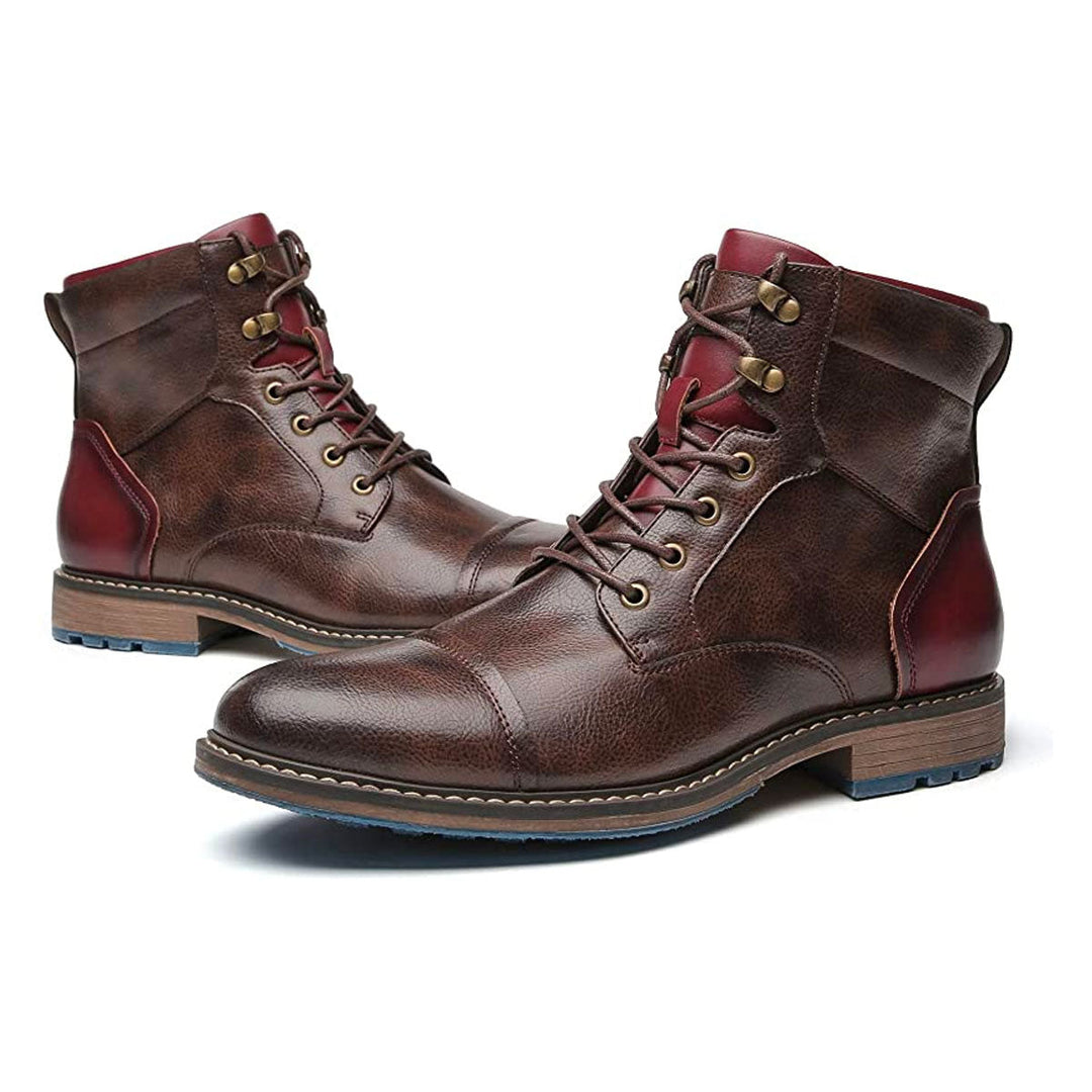 Leo | Premium Leather Oxford Boots