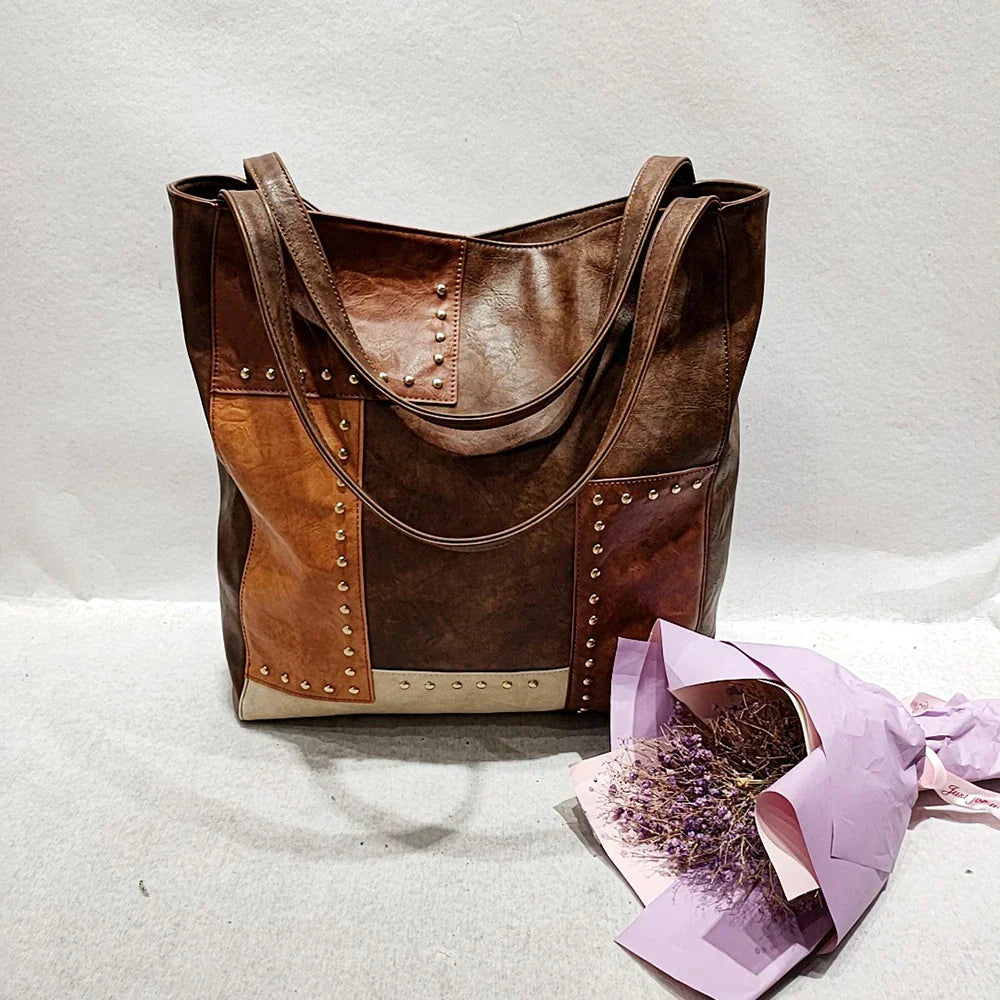 Dagny  | Vintage Patchwork Leather Bag