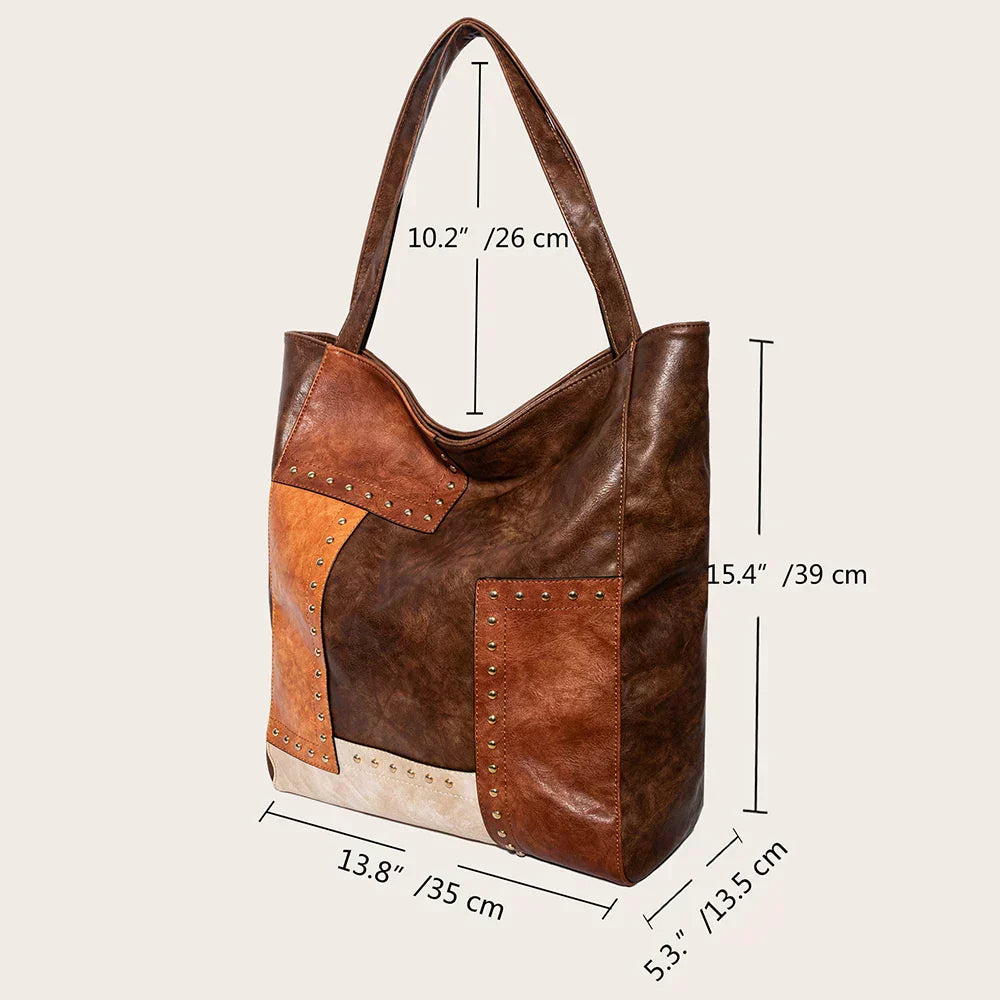 Dagny  | Vintage Patchwork Leather Bag