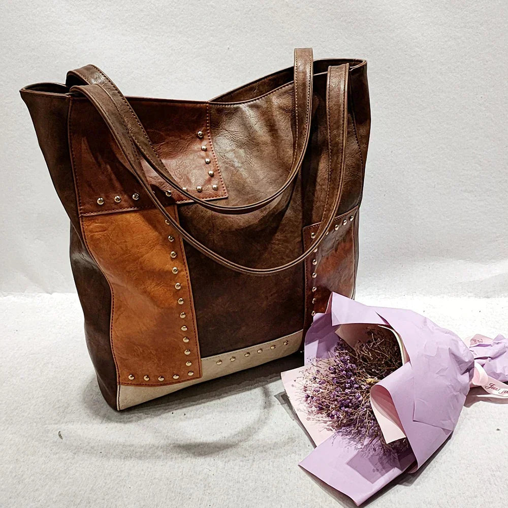 Dagny  | Vintage Patchwork Leather Bag