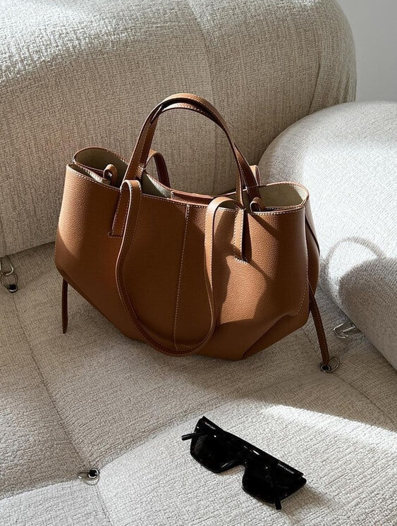 Viola | Luxury Leather Shopper Bag