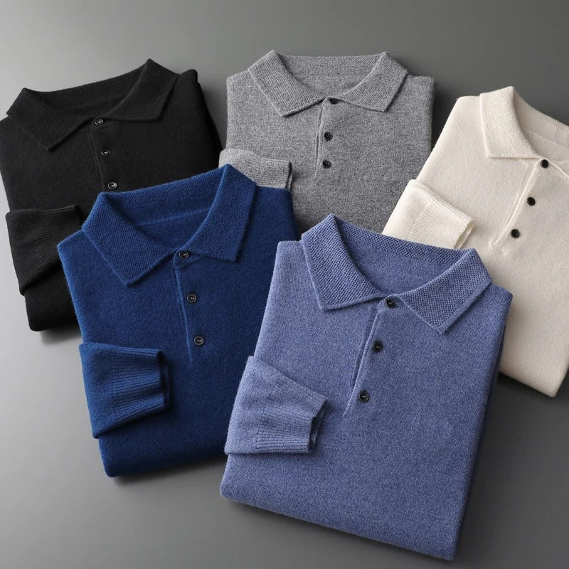 Rafael | Cashmere Polo Sweater