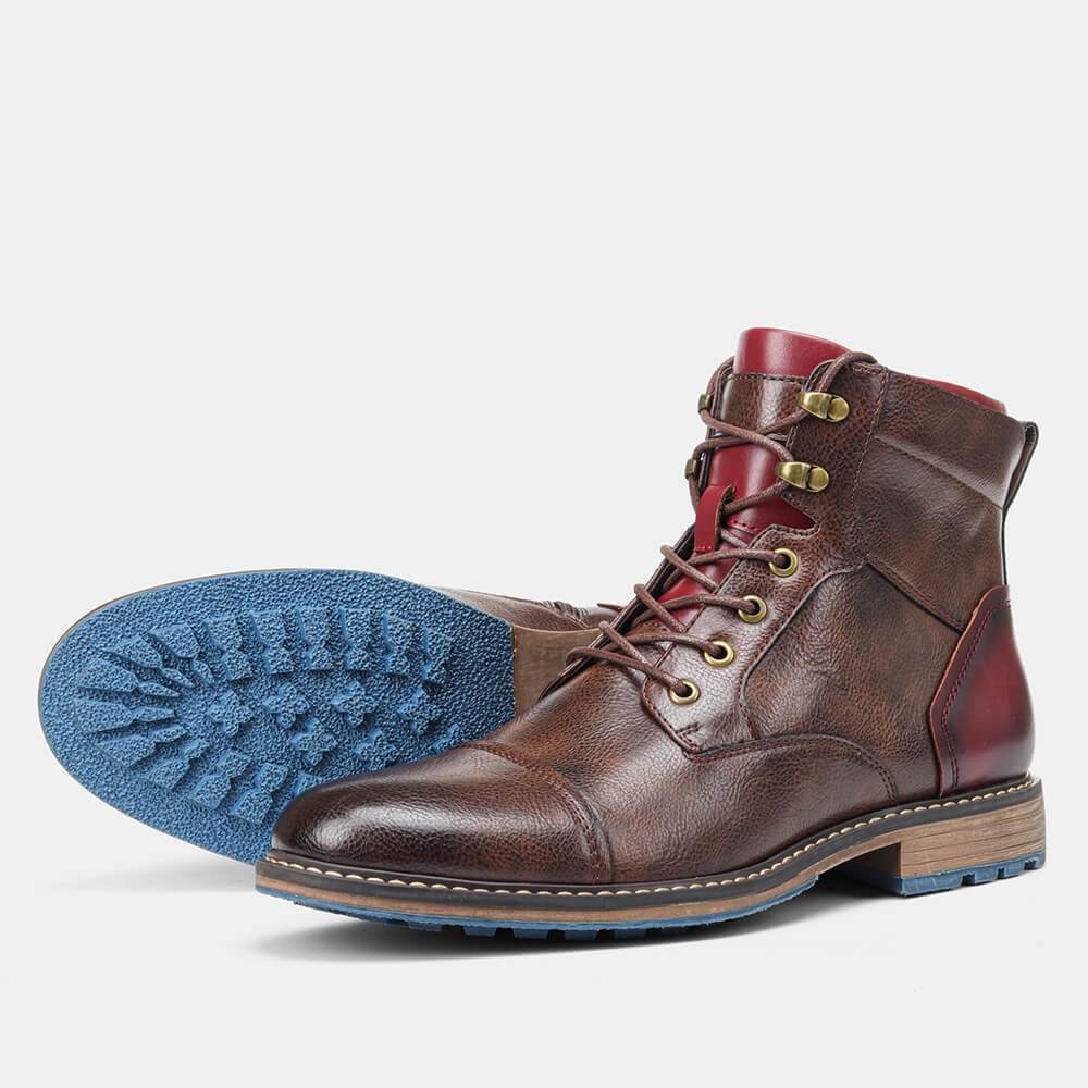 Leo | Premium Leather Oxford Boots